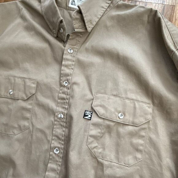 Steiner Arc Protech Welding Denim Button Down Size 2XL - Picture 3 of 5
